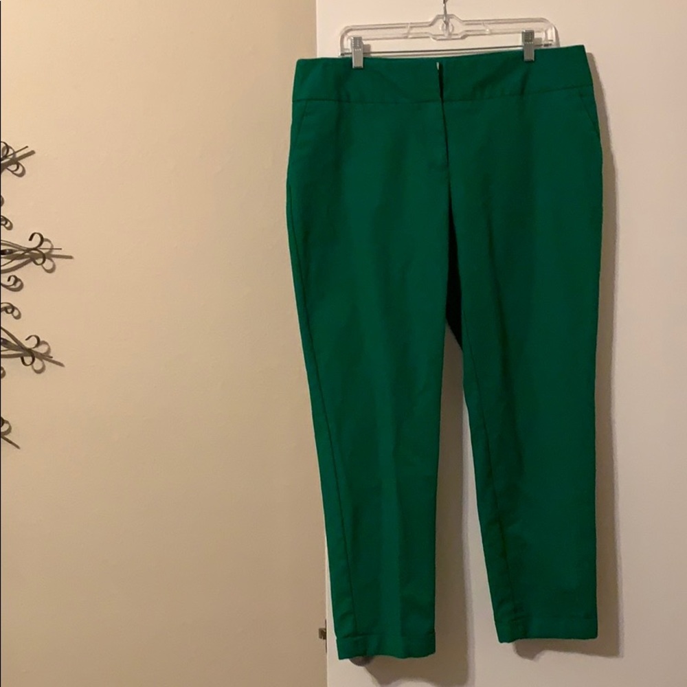 🧡Worthington Green Slim Fit Ankle Pants🧡